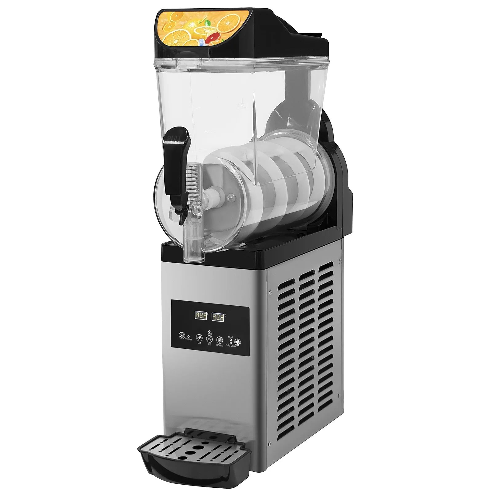 15L Commercial Fruit Juice Slush Ice Machine 220v cold drink small snow slush juice machine