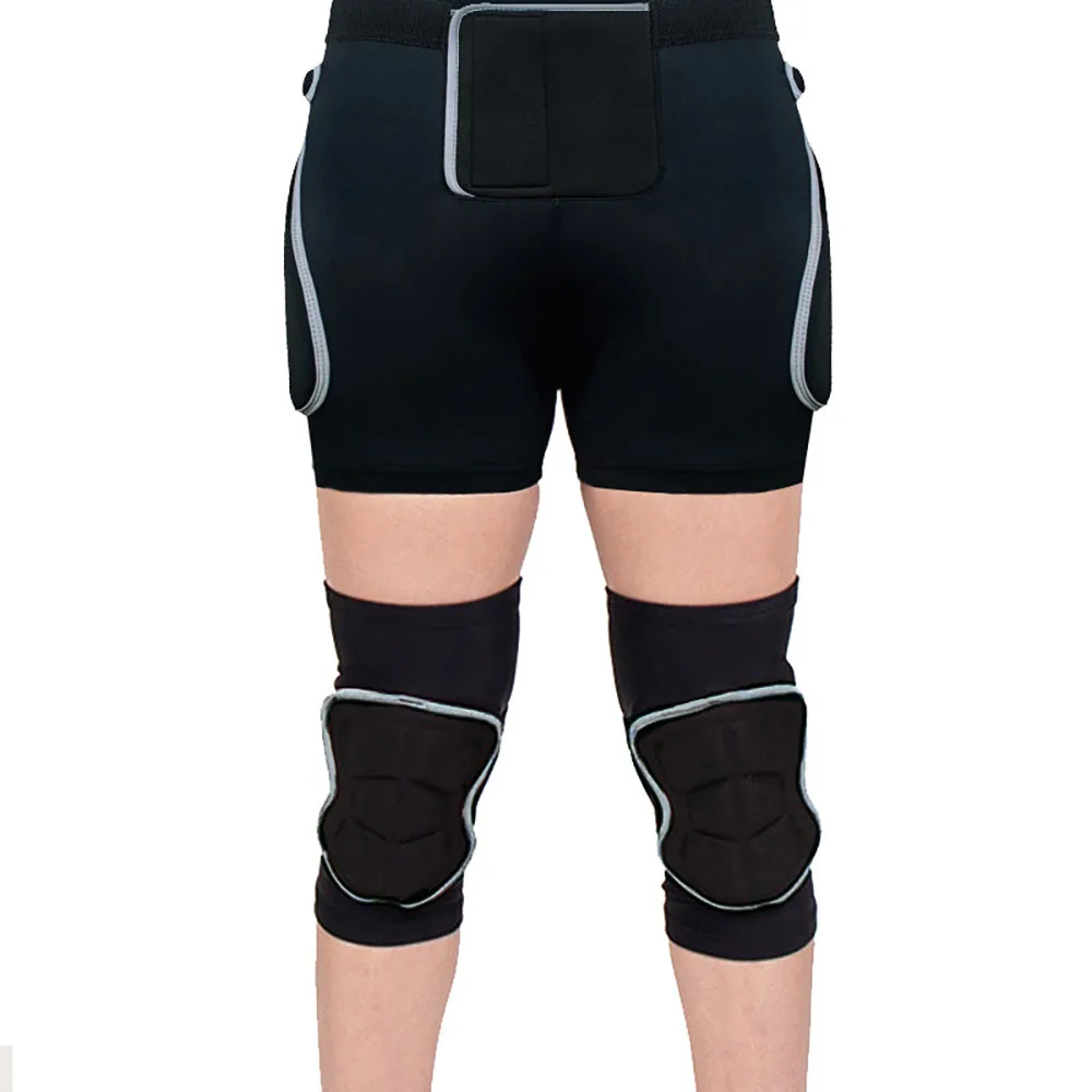 Ski Hip Knee Protection Set Both Men Women With Single Board Protective Gear Anti Fall Pants Double Board Butt Pad Protection