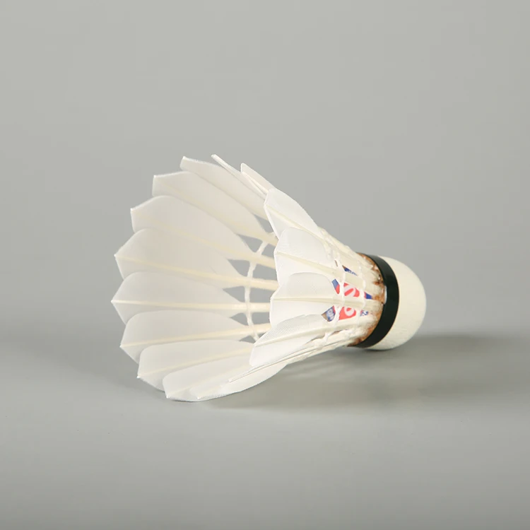 
Factory Supply Class A Goose Feather Badminton Shuttlecock Speed Badminton Shuttlecock 