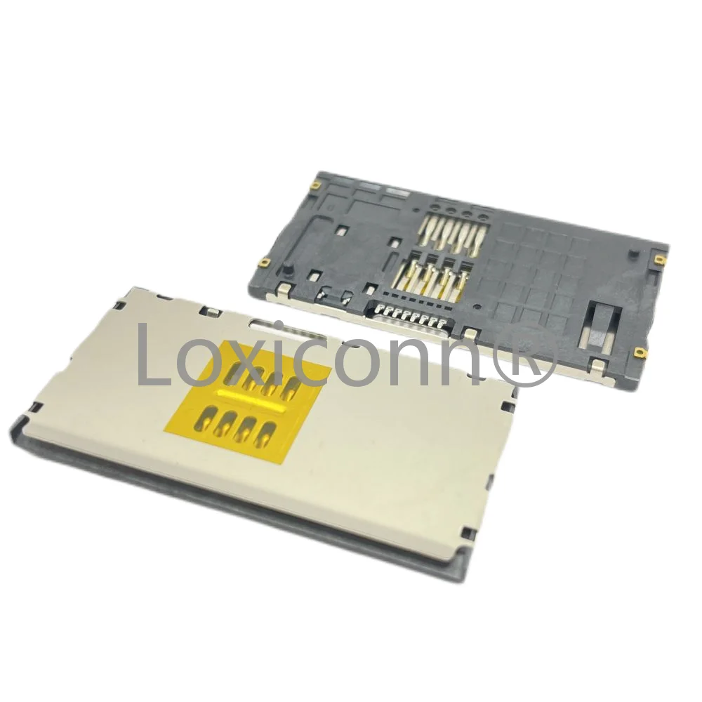 Cheap price PCB board IC card connector SMT 8PIN with switch Smart card connector