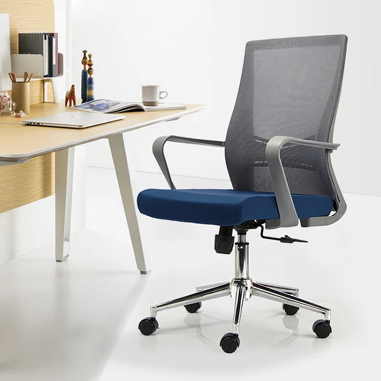 wholesale Cheap Price Mid Back Staff Swivel Mesh office Chairs Visitor Conference Chairs For Meeting Room