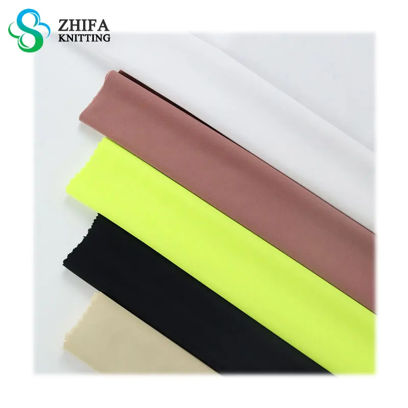 Zhifa Free Sample Custom 85 Polyester 15 Spandex Jersey Warp Knitted Matte Swimwear Underwear Fabric