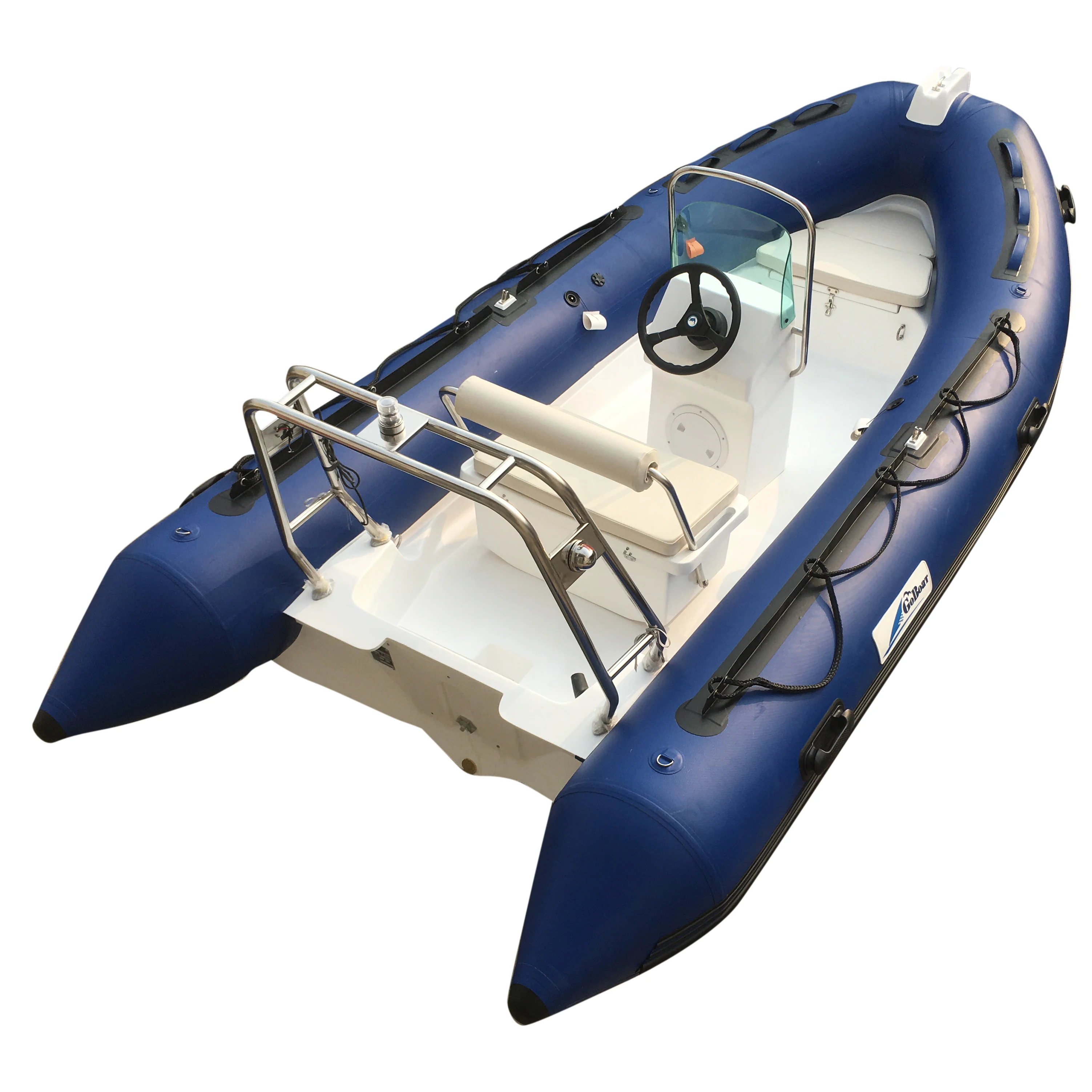 China Inflatable Fiberglass Speed Boat For Sale