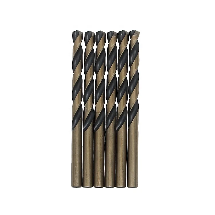 Shank Twist Drill Bits for Metal OEM Factory High Quality HSS Brocas Cobalt Straight High Quality Iron Plastic Box 15-45 Days
