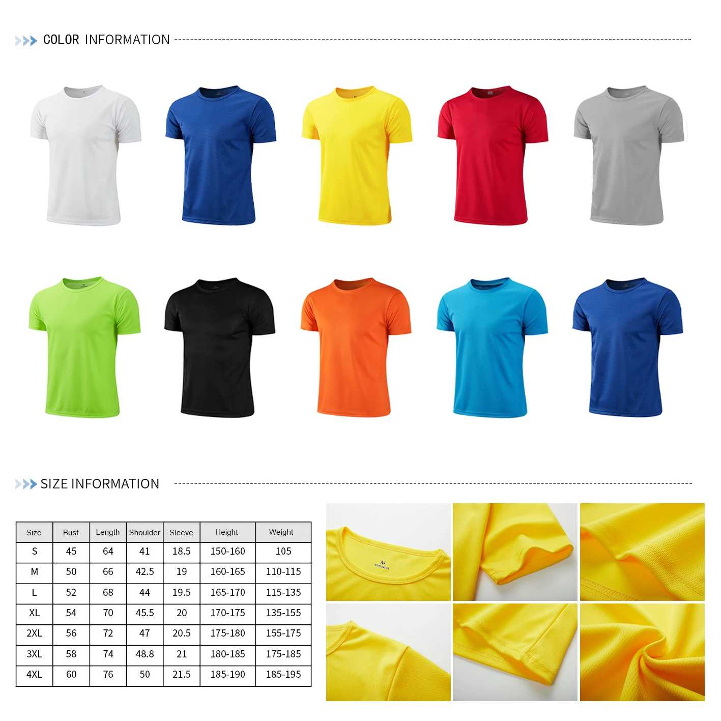 Blank Sublimation Shirts 100 Polyester T Shirt Wholesale Promotional T-shirts Plain White Tshirt Printing Custom T Shirt For Men