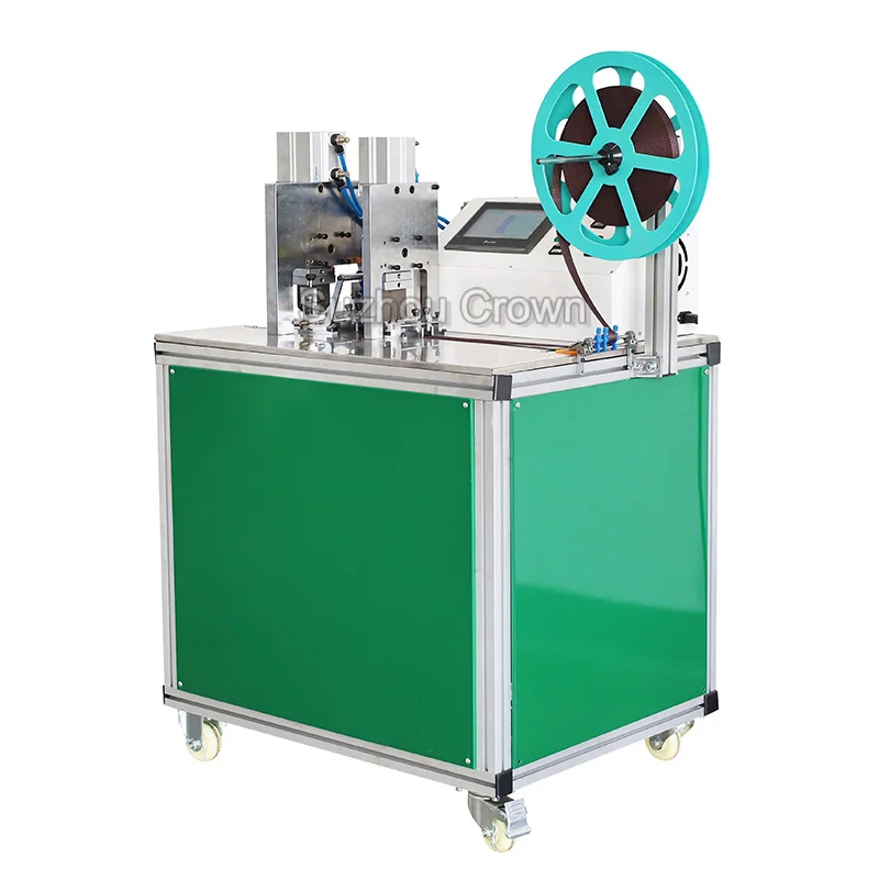 ultrasonic garment label cutting and hole punching machine