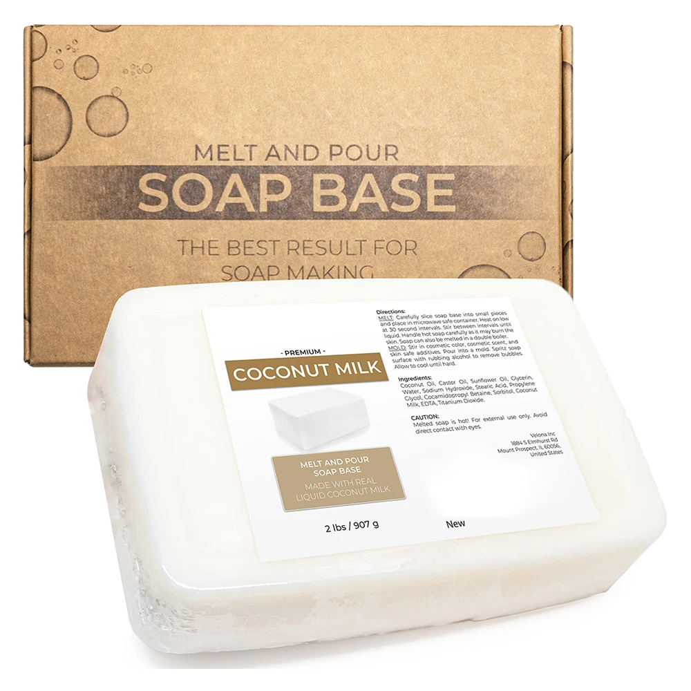 Organic Glycerin Melt Transparent Goat Milk Soap Base For Soap Making