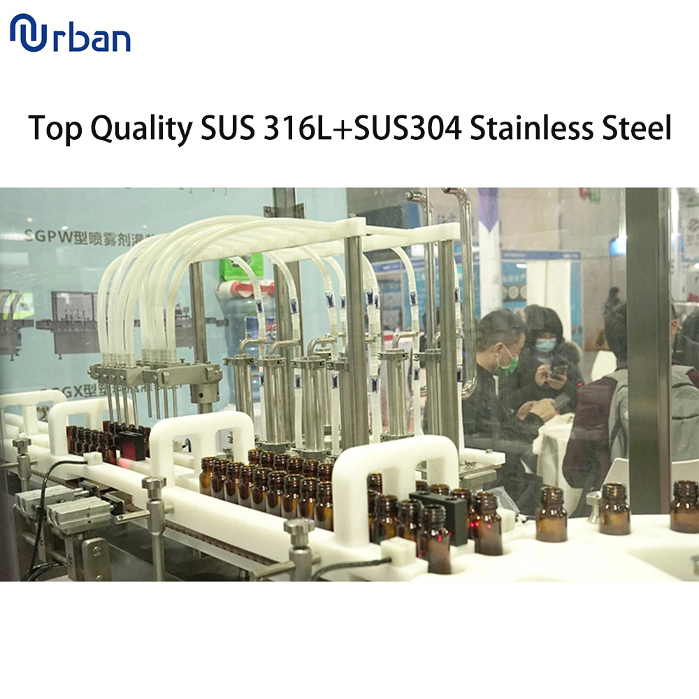 Полностью автоматическая машина для розлива и закупорки духов эфирных масел жидких реагентов стеклянных бутылок