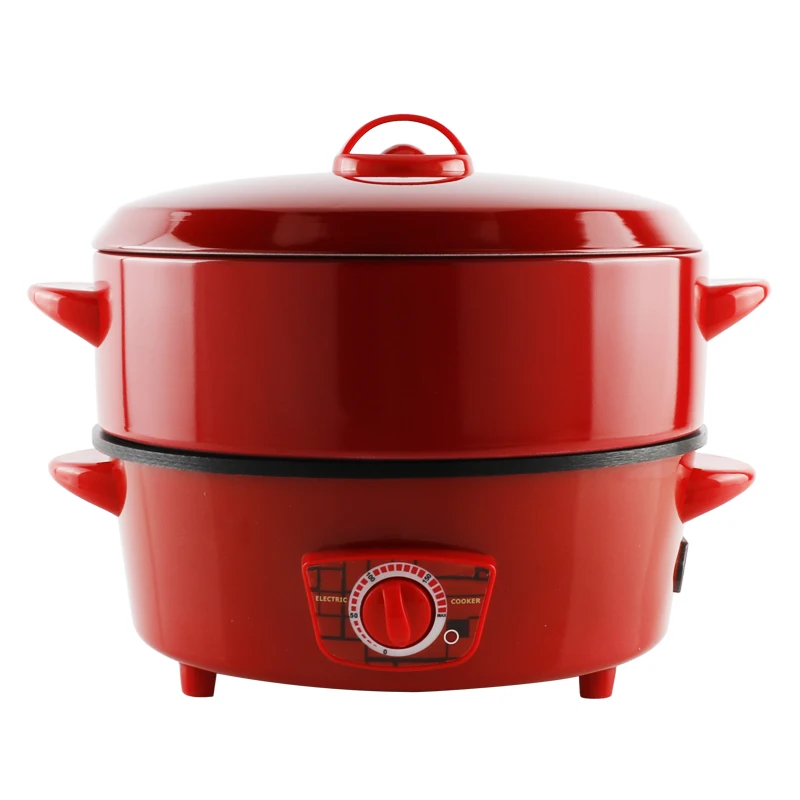 Wholesale Chinese auto non-stick stainless steel electric cooking pot wok pan with lid