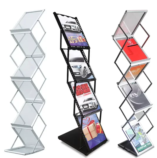 Современный держатель для брошюр A4 полка/подставка для журналов рекламная выставочная напольная подставка для магазина и розничной торговли