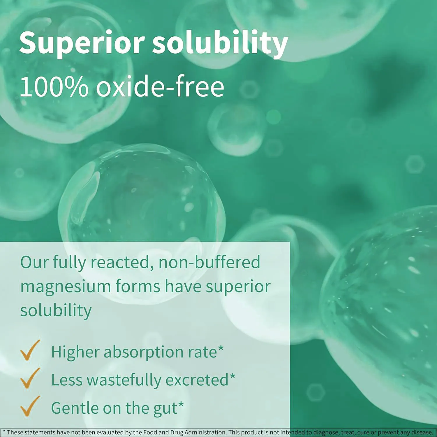 Magnesium Complex Tablet Herbal Supplement for Calm Relaxation Digestion Support with Elemental Magnesium