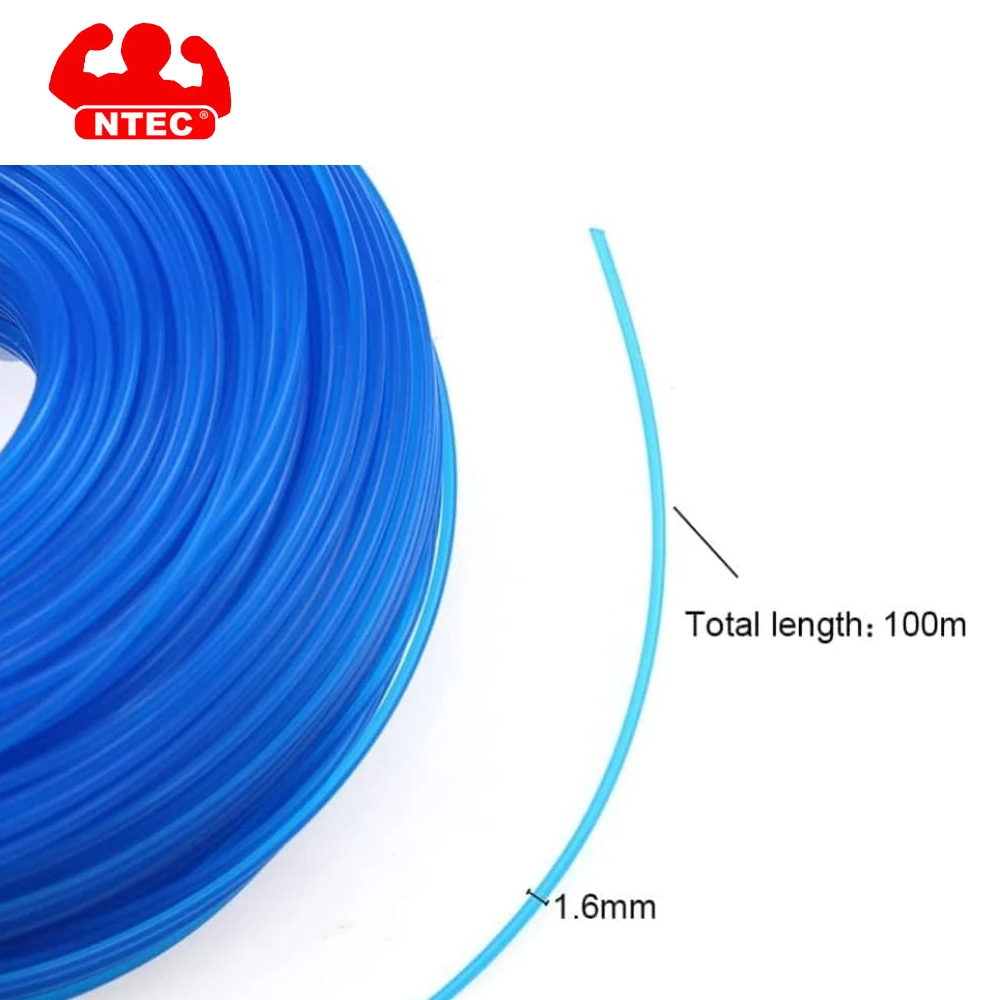1LB 3LB 5LB Nylon Trimmer Line 1.8mm 2.0mm Brush Cutter Nylon Line 500m