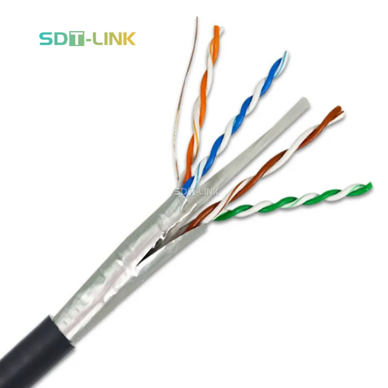 Factory High Quality  copper ftp sfpt cat 6 cat6 and cat5e network lan cable