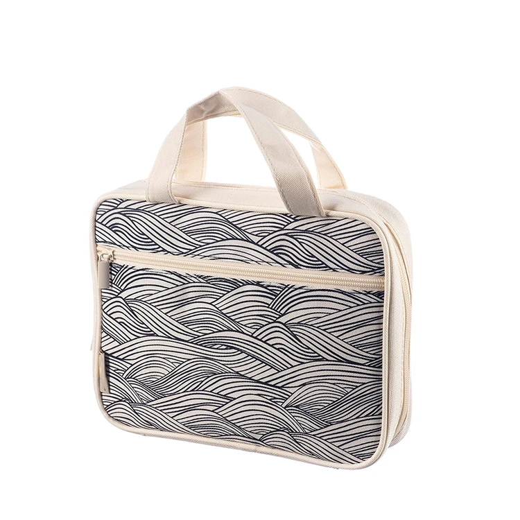 factory OEM Bible Cover Bible bag With Handle High Quality water-resistant polyester canvas Bible Cover for Christian Art Gifts