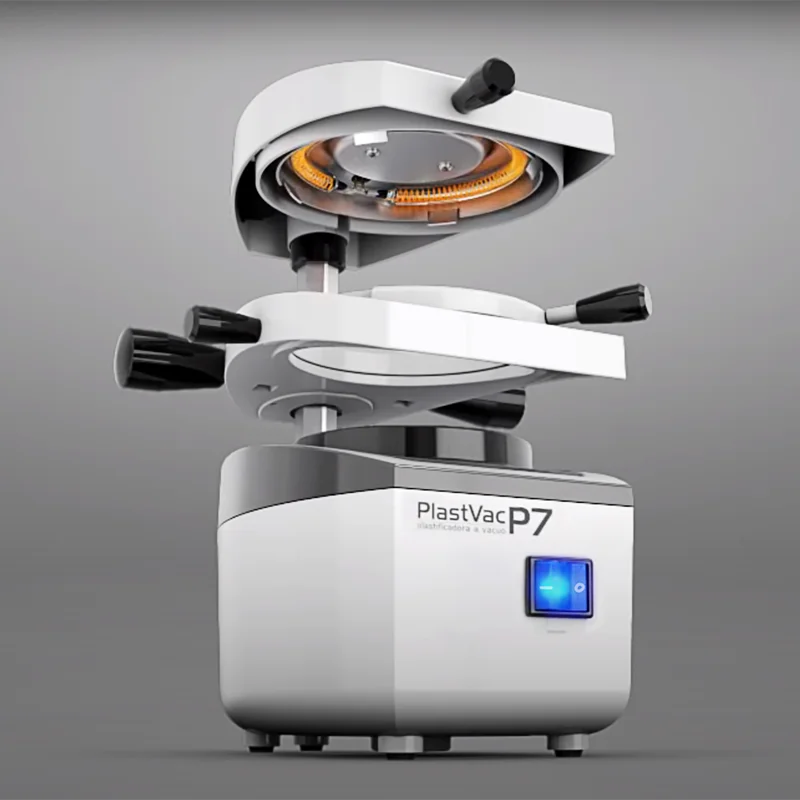 2022 High Quality Dental Laboratory Equipment Vacuum Molding Machine P7 Press Mold Machine Retainer Orthodontic Retainer Vacuum