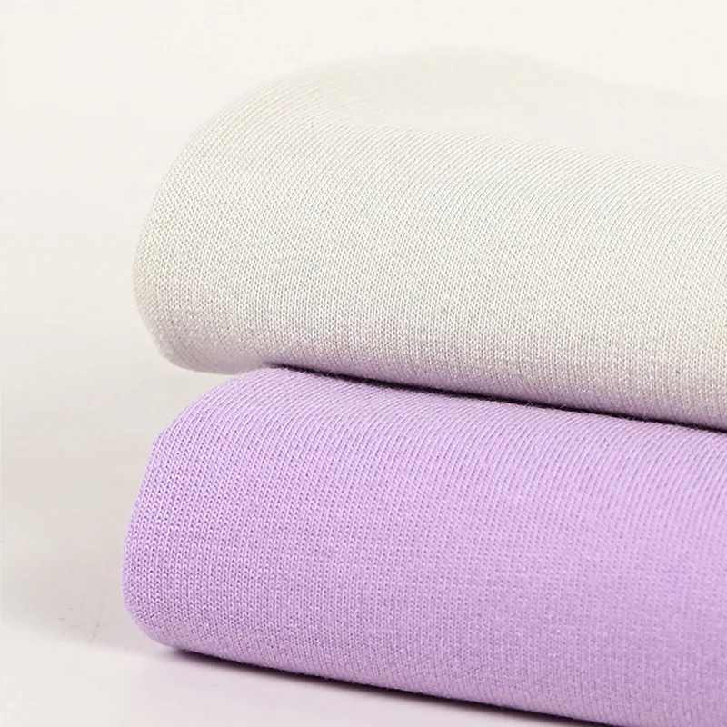 High Quality Custom 250GSM Fleece Fabirc Cotton Spandex Stretch Terry Cloth Fabric