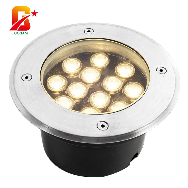 Zhongshan Supplier 304 Stainless Steel Underground Lamp IP67 RGBW Outdoor Lighting Led Recessed Spot Light