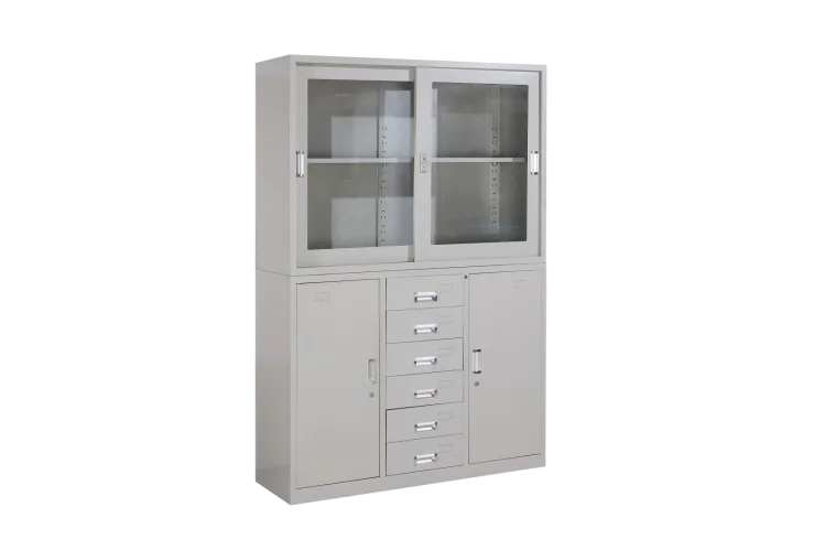 6 drawer steel cabinet with lock for high quality confidential document storage