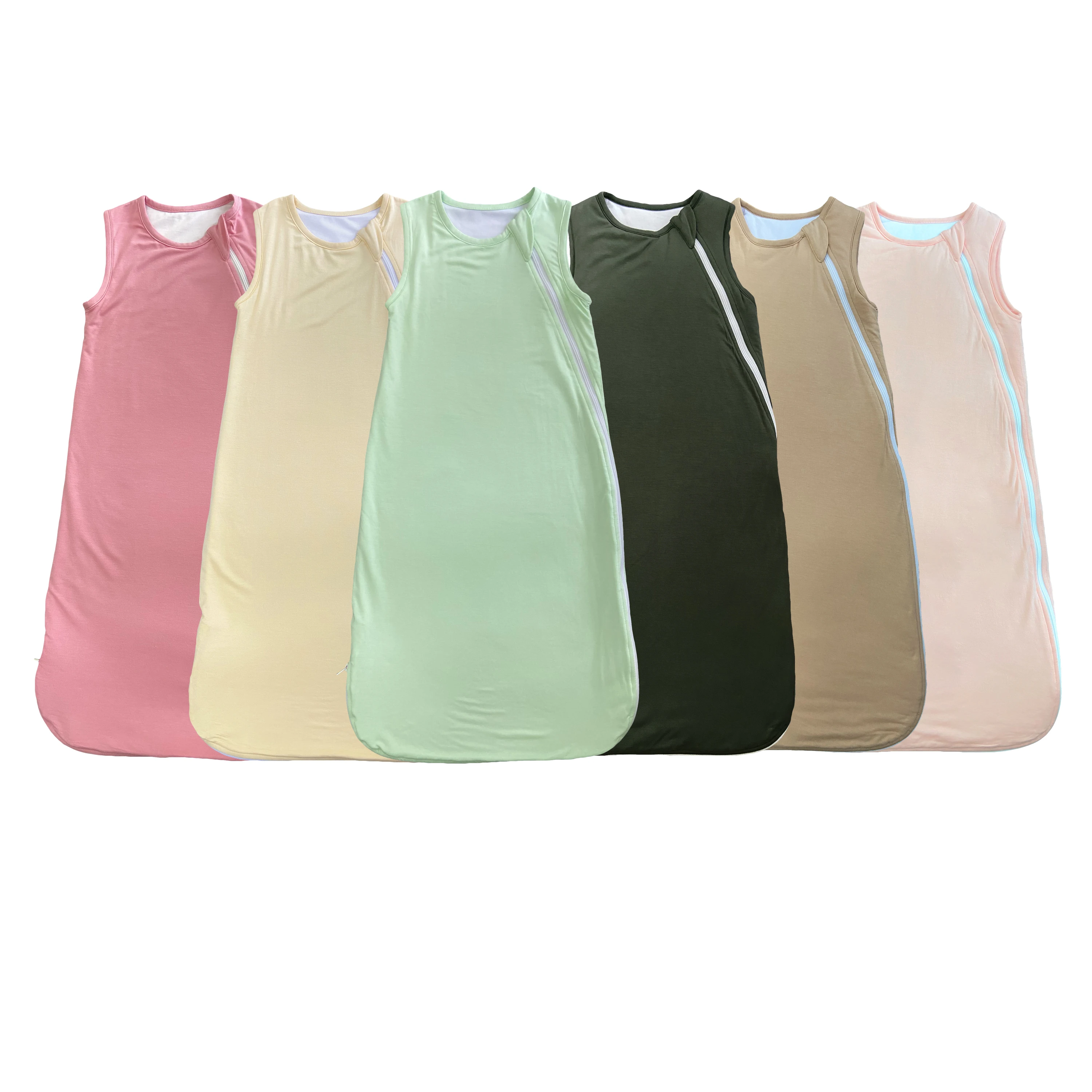 Soft bamboo 0-3m Baby Sleeping Bag summer Wholesale Breathable OEM toddler sleep bag swaddle Infant sleeping bags