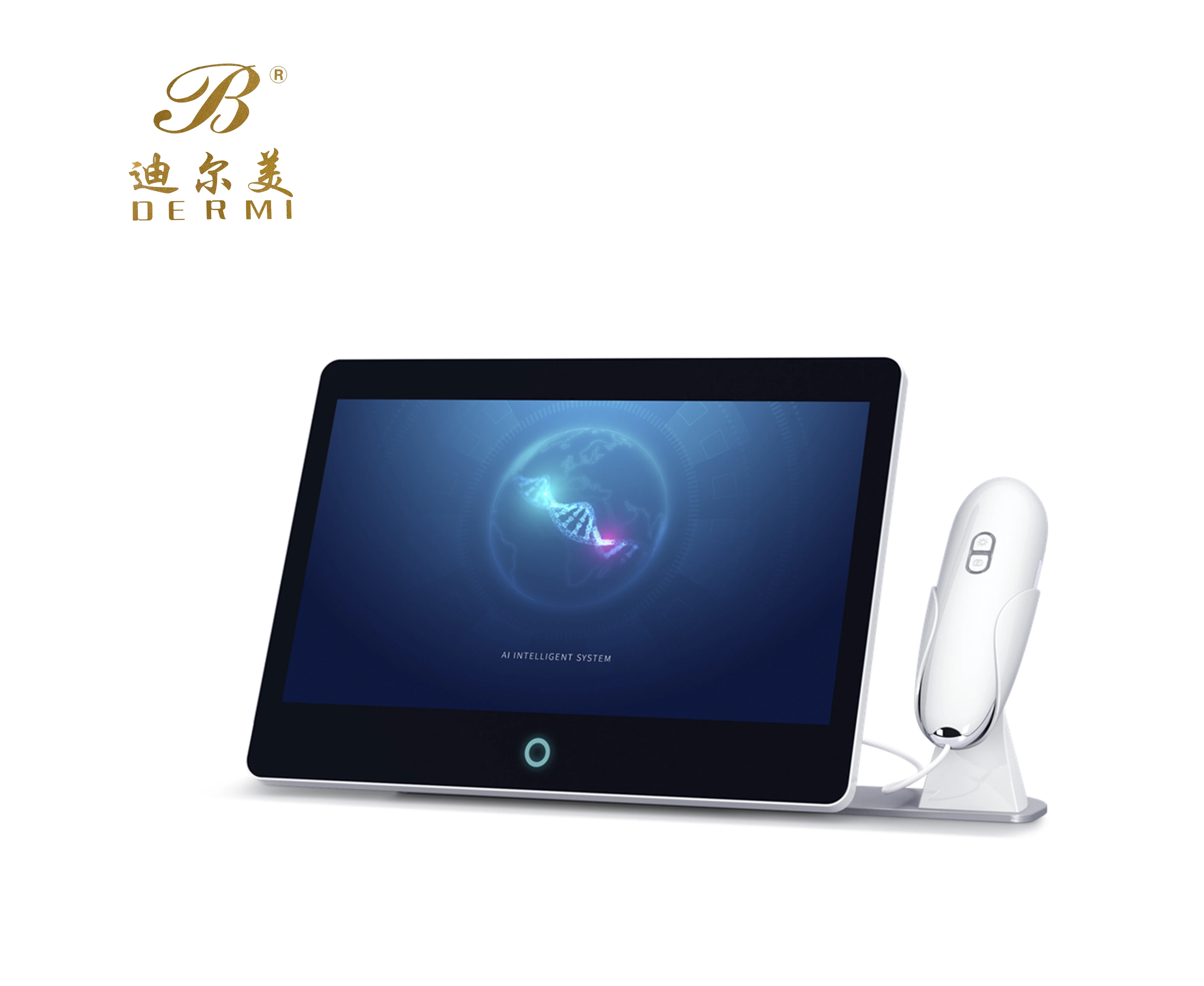 New generation intelligent system 13.3 inch Voice Professional Skin Analyser  3D Digital Facial Skin Analyzer