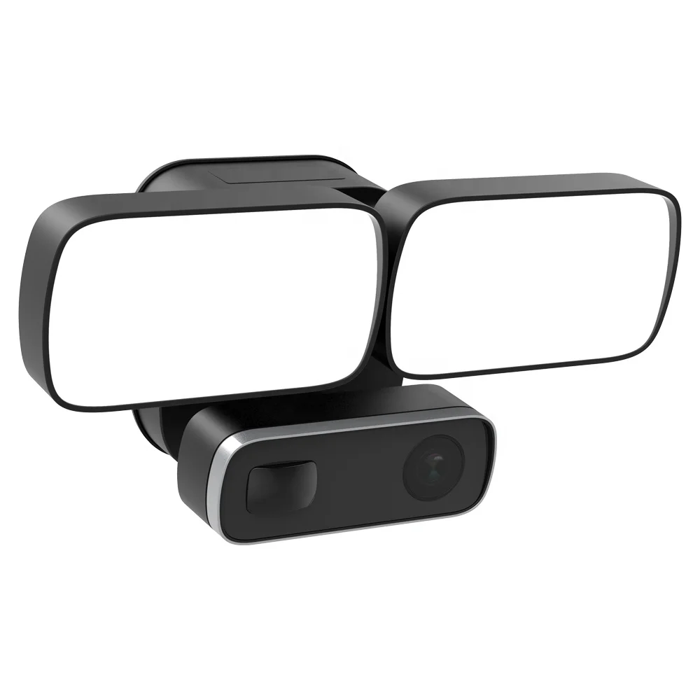 Outdoor Floodlight 1080P Wireless Spotlight Waterproof Security WiFi Camera with Siren Alarm