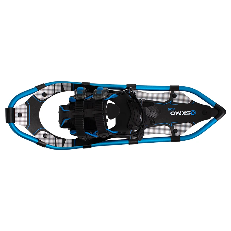 Aluminum  Snowshoes with Toe box system with double ratchet binding