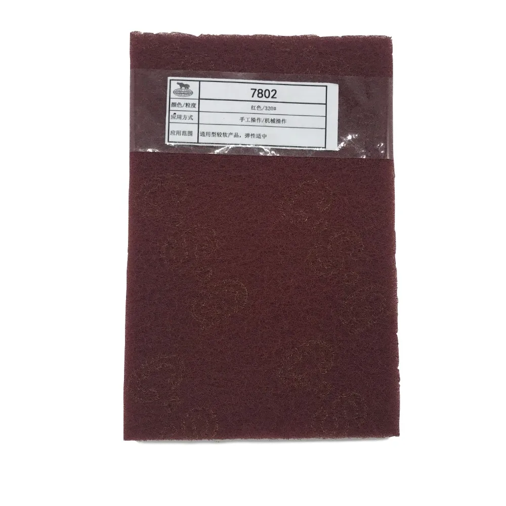 Well matched Non Woven Abrasive Scouring Pad for wire drawing of no-metal