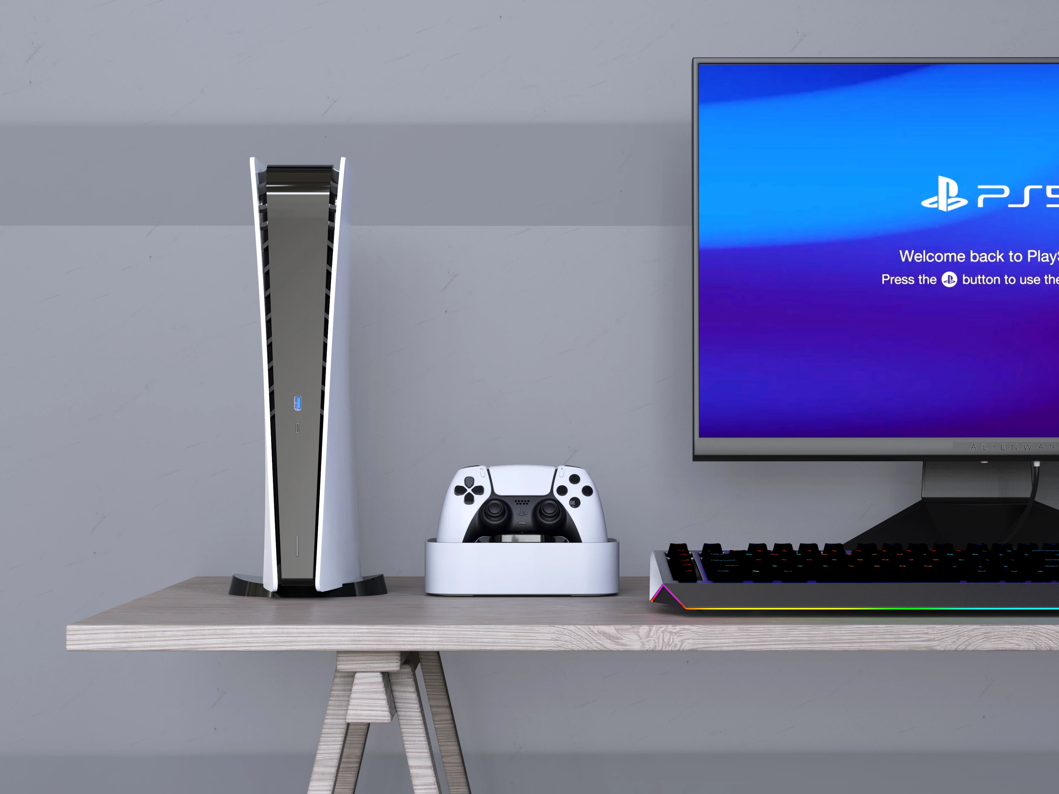 
New Product Dual Charging Function For PS5 Dualsense Charger Dualsense Charging PlayStation 5 Charging Dock 