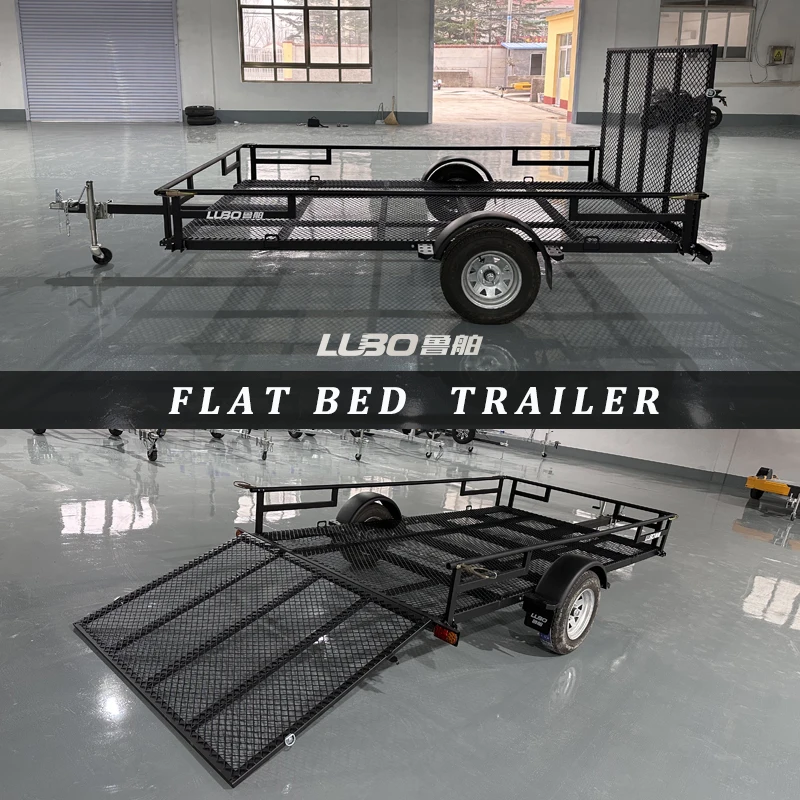 China LUBO ATV trailer flat bed trailer  utility trailer