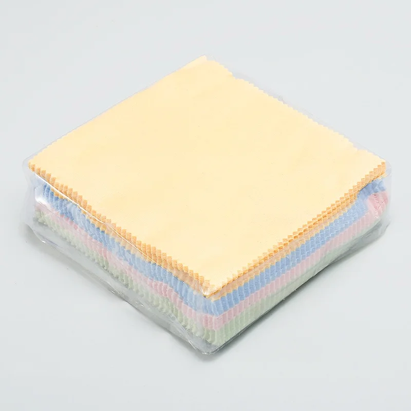 Microfiber Cloth Double Suede Eyewear Cleaner Eyeglasses Cleaning Cloth for Mobile Phone Screen Optical Lens