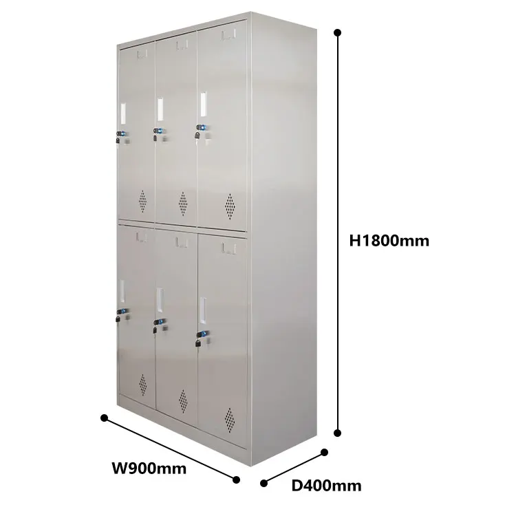 staff gym iron almirah door hostel employes compartment clothes metal stainless cabinet storage europe steel locker home using