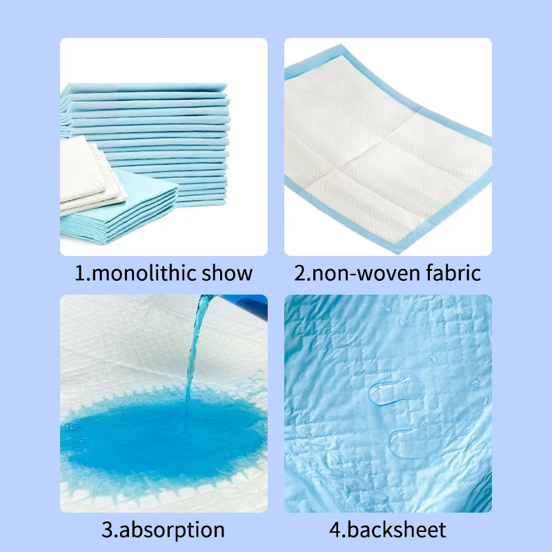 Hot sale pee pads waterproof low MOQ puppy training dog pee pads for pet