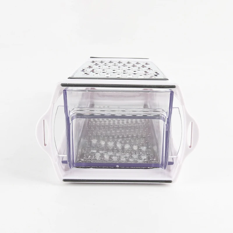 Attractive Price New Type Lemon Cheese Double-Sided Grater with Food Storage Container