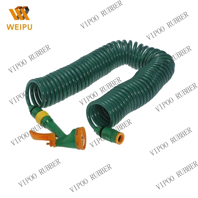 China made high quality high flexible low temperature resistance nylon PU polyurethane coil hose