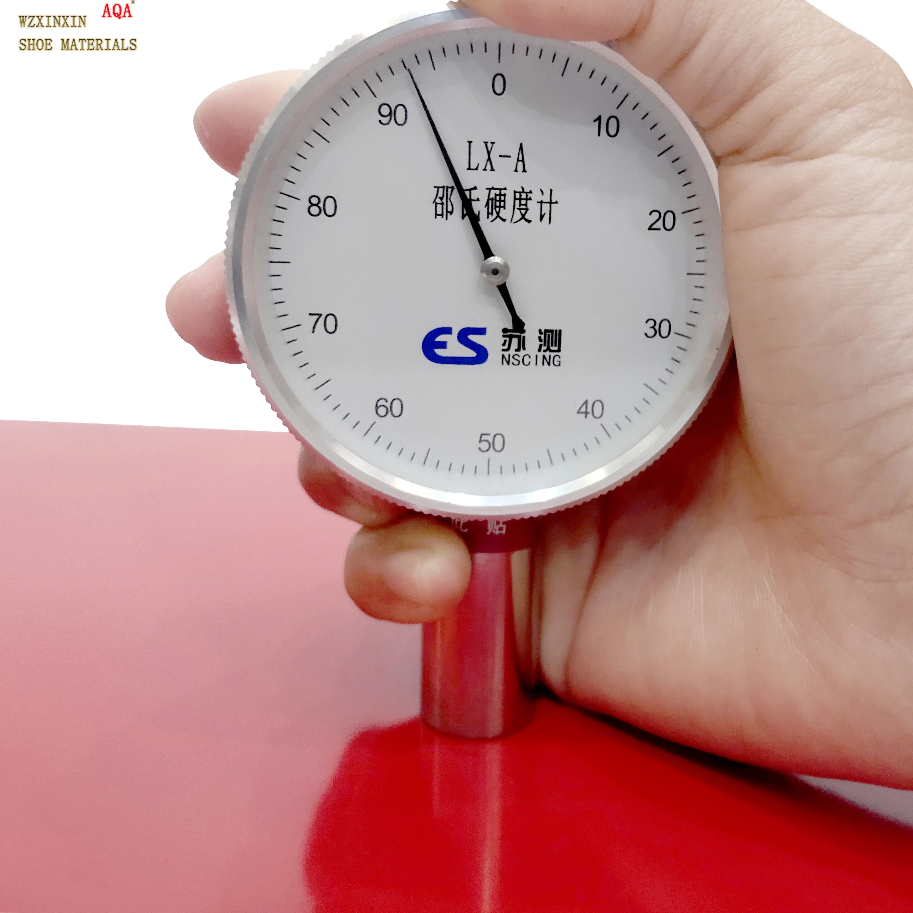 Shoe sole material rubber outsole sheet beige color and red color sheet for lady high heel shoes