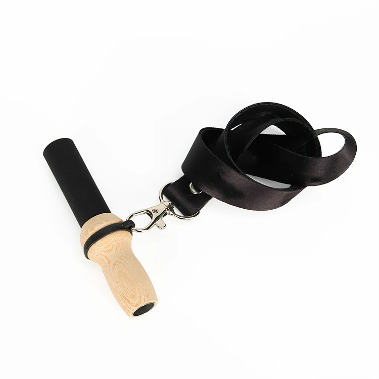 wholesale high quality Sling Lanyards Shisha tip for Accessories Stainless Mouthpieces Wooden Silicone Mouth hookah