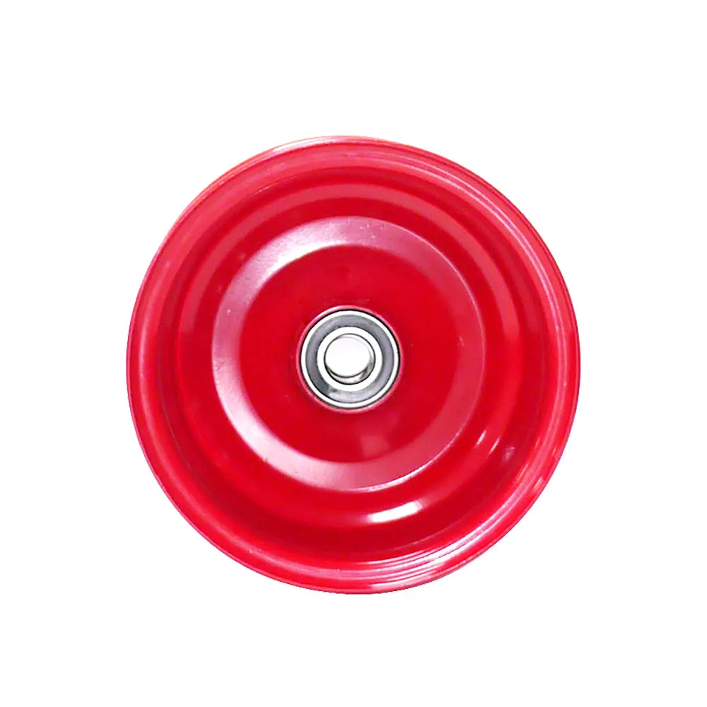 Wheelsky Factory OEM 4/5/6/8 Inch Steel Garden Tractor Golf Cart Riding Lawn Mower Wheel With Roller Bearing