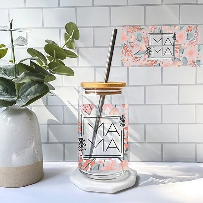 Стикеры для переворачивания стаканов 16 унций или 24