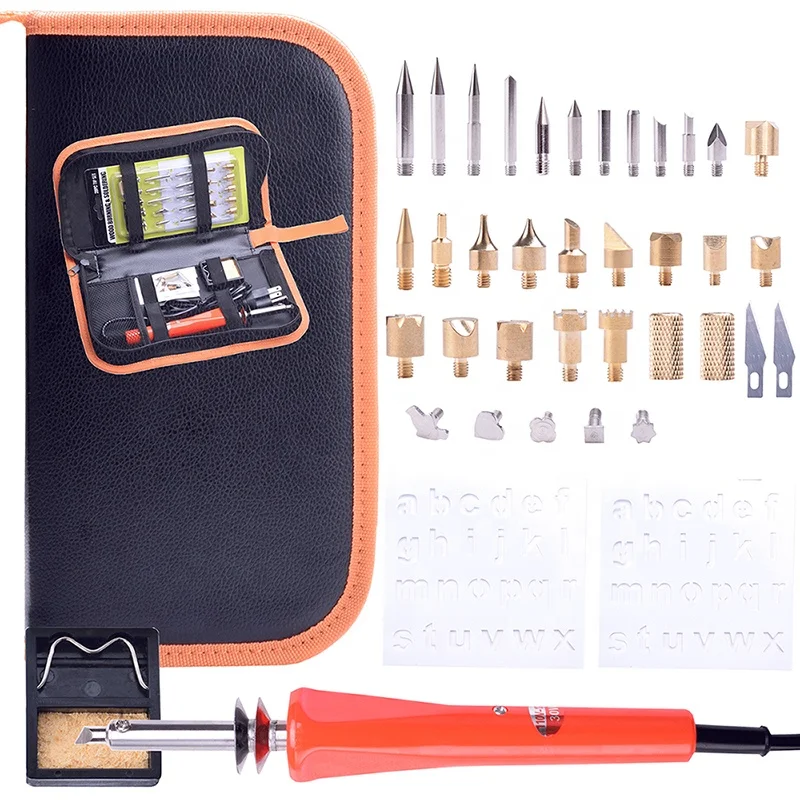 Дропшиппинг горячие предметы резьба пирография 30 Вт DIY набор инструментов для ремонта электрический