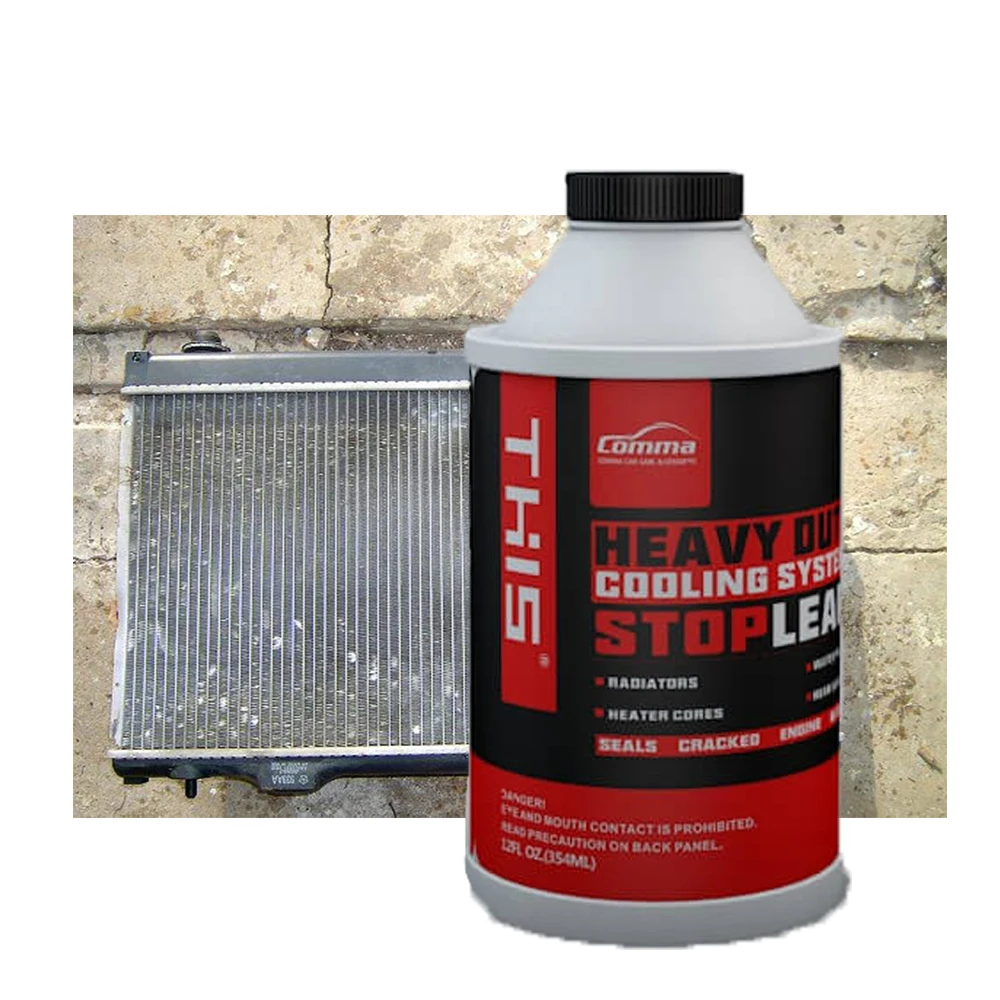 354ml Car engine radiator liquid heavy duty stop leak for car care repair