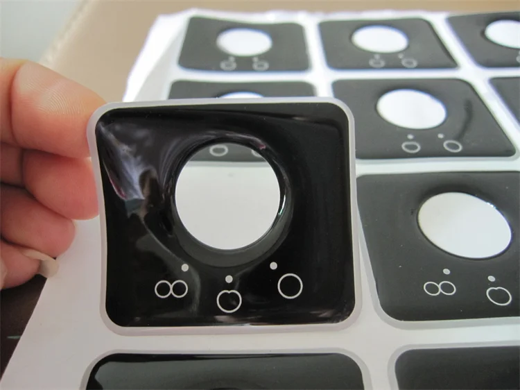 Shelf Adhesive Custom Made Italy Flag 3M Doming Sticker