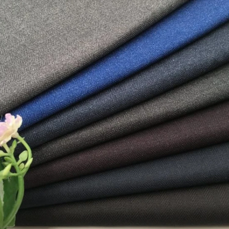Custom wholesale TR Suiting Shirting Pants Twill Plain Dobby Fabric Roll Woven rayon cotton Rayon Viscose Polyester Fabric
