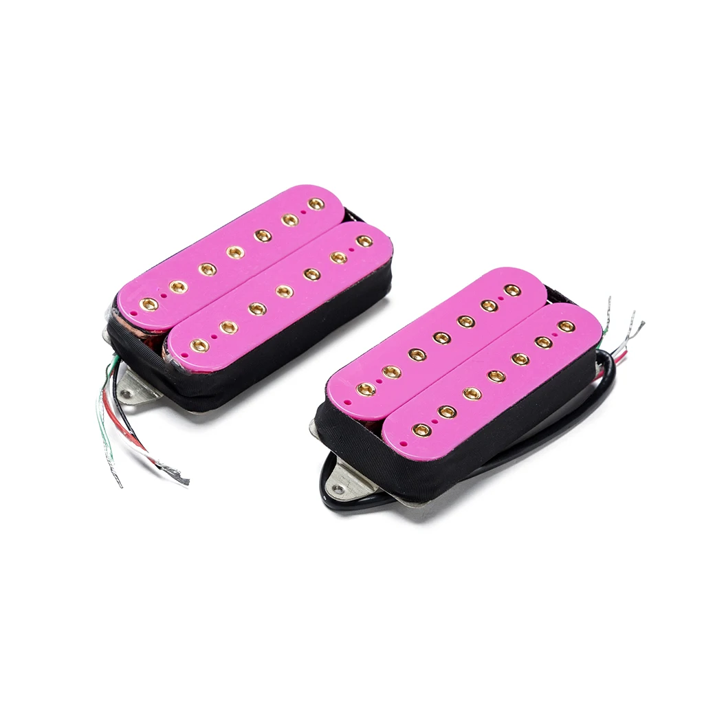 Высокое качество семь струн AlNiCo V Двойная Катушка шея и мост Набор Hunbucker pickups