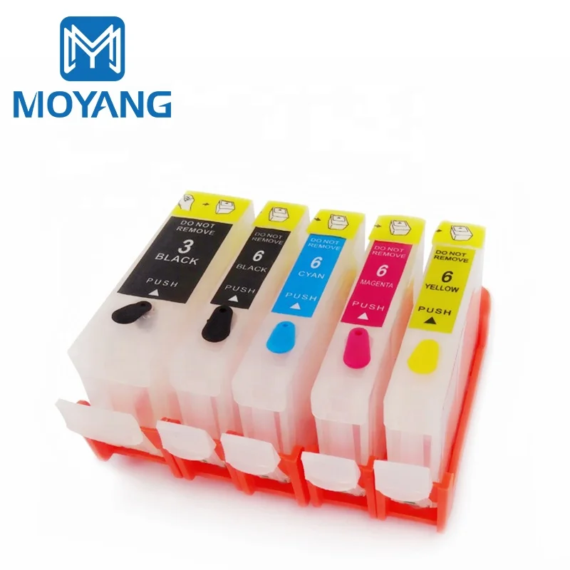 Moyang перезаправляемый картридж совместимый для CANON BCI-3E CLI-6 BJC 3000 6000 6100 6200 6500 принтера автоматическая заправка чип обнуления