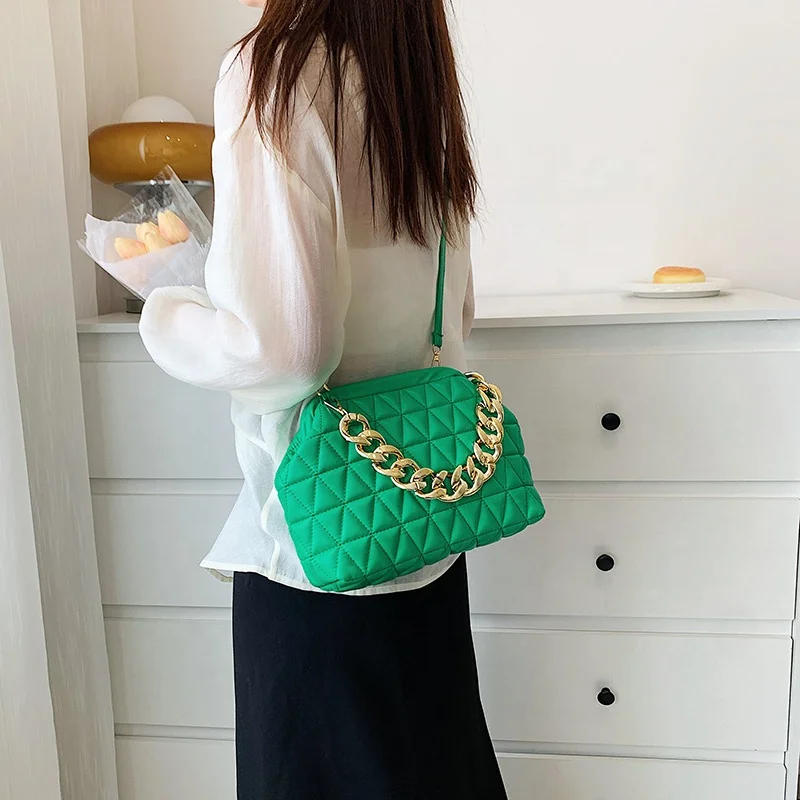 Wholesale 2022 Hot Quilted Ladies Handbag In Customization Logo Drop Shipping New Hand Bags Small Jelly Women Sling Bag Shoulder