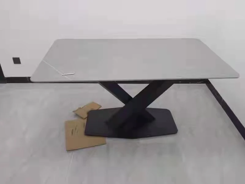 Free Sample Marble Glass Designs Extendable Modern Folding Luxury Chair Acrylic Furniture Wood Dining Table