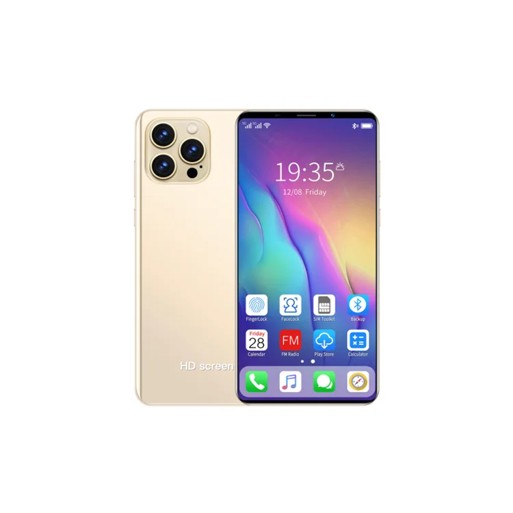 Wholesale In stock Basic Android cell smartphone New design face unlocked mobile phones