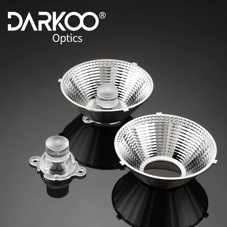 Led Optical 34 Degree Plastic With Holder For Downlight Linear Light Cob Reflector/Led Linear Lens For Outdoor Indoor Lighting