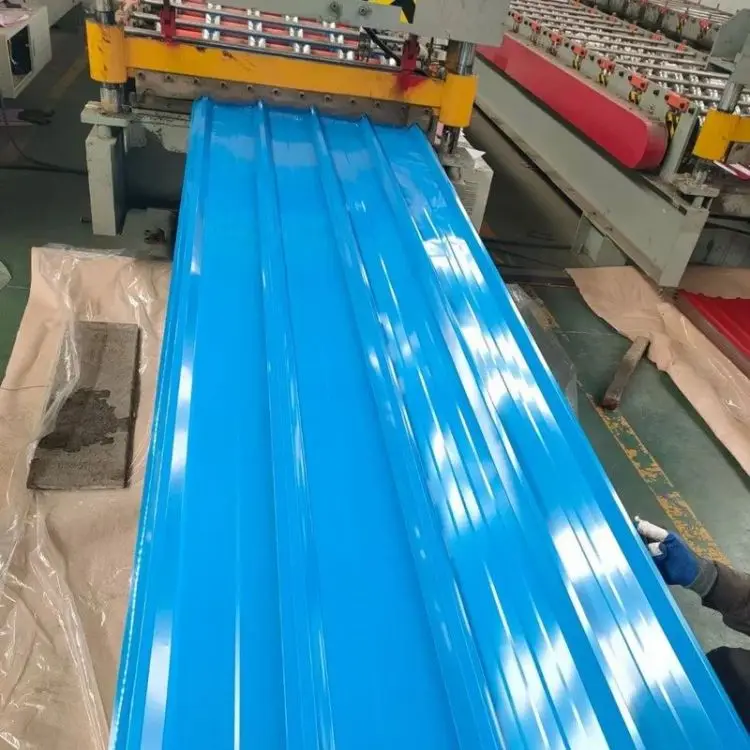 0.4mm 0.5mm Roofing Sheets Prices High Quality 12 Feet Zinc Steel Roofing Sheet Corrugated Iron Sheet Forming Metal