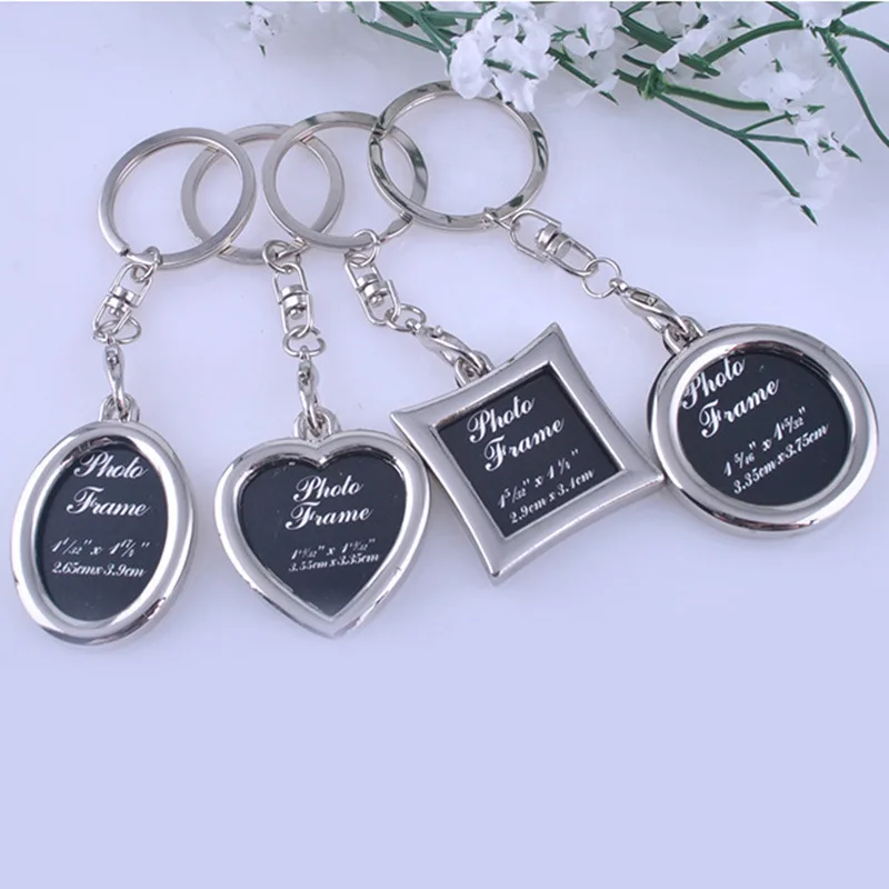 Wholesale Metal Photo Frame Keychain Promotion Gift Keychains gift key chain